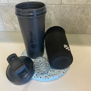 BlenderBottle Black Shaker Cup with Accessories